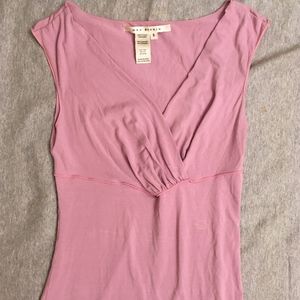 Max Studio Small Lavender Wrap Shirt (tank)